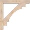 Ekena Millwork Merced Block Smooth Bracket w/ Offset Brace, Douglas Fir, 7 1/2"W x 48"D x 48"H BKT0806X48X48MRC05SDF - alternate 3